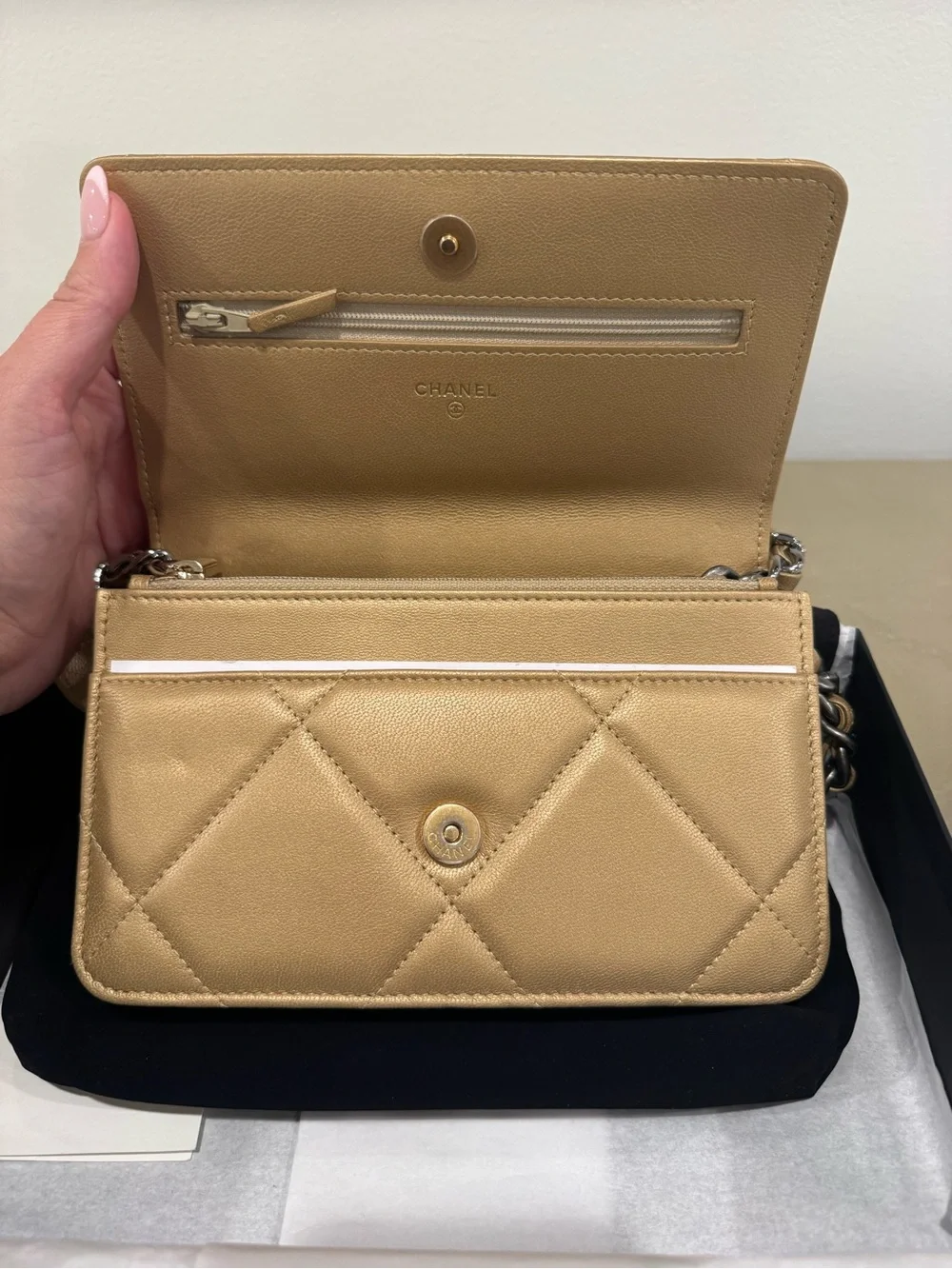 CHANEL compact crossbody